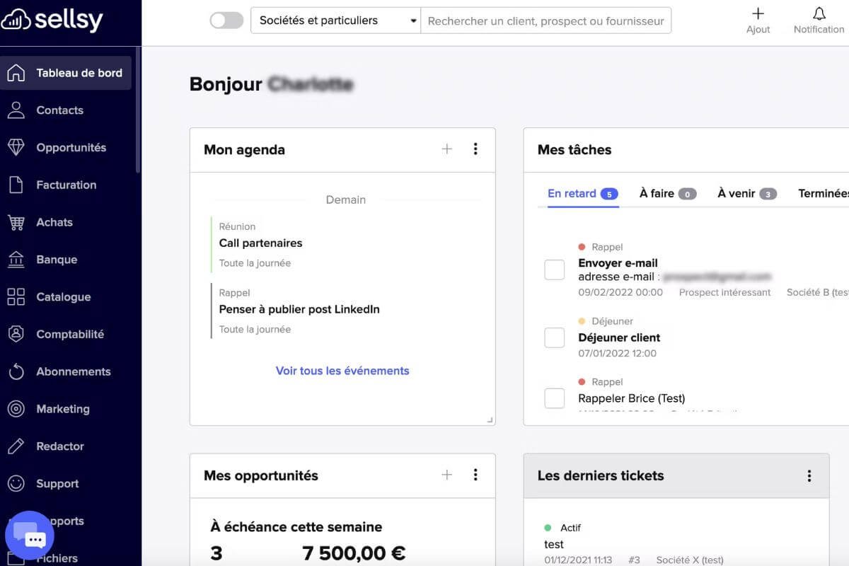 Migration CRM SELLSY [ GUYOMAR.EU